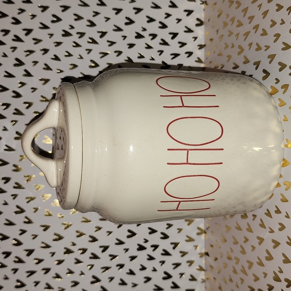 Brand new Rae Dunn Small "HOHOHO" canister